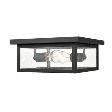 Evanton 2 Light Outdoor Flush Mount 5.25 Inch X 12 Inch Wide by Millennium - 4122