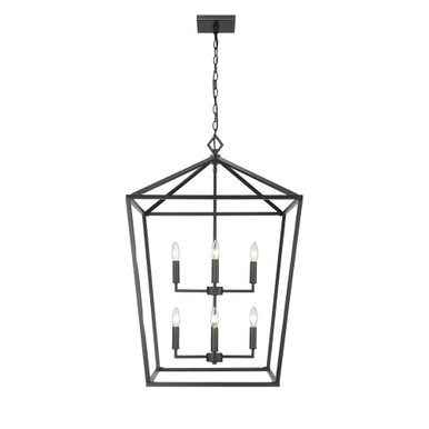 Corona 8 Light Pendant 36 Inch Tall and 24 Inch Wide by Millennium - 3335