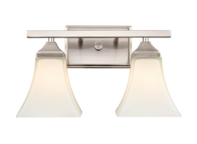 2 Light Bath Vanity 9 Inch Tall and 14 Inch Wide by Millennium - 4502