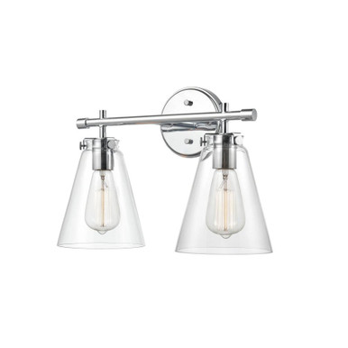 Aliza 2 Light Bath Vanity 11 Inch Tall and 16 Inch Wide by Millennium - 8122