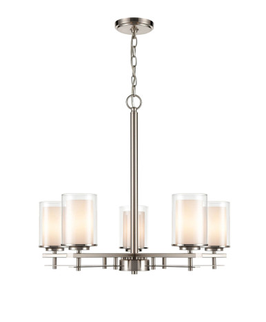 Huderson 5 Light Chandelier 23 Inch Tall and 26 Inch Wide by Millennium - 5515