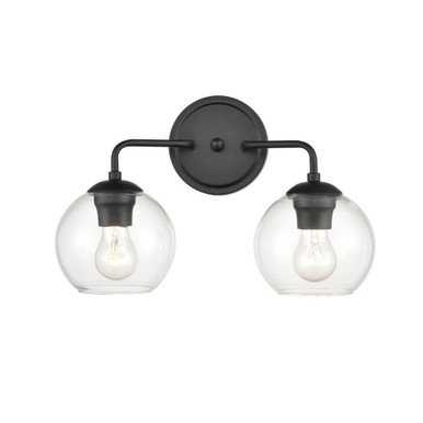 Solmer 2 Light Bath Vanity 10 Inch Tall and 16 Inch Wide by Millennium - 9752