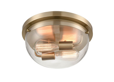 Ashford 2 Light Flush Mount 6 Inch Tall and 13 Inch Wide by Millennium - 9712