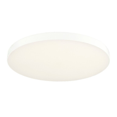 20W LED 11 Inch Wide Round Trimless Flush Mount by Jesco - CM404RA-11R-3090-WH
