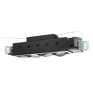 Four Light 8.38 Inch Double Gimbal Linear Recessed Low Voltage by Jesco - MGA175-4ESB
