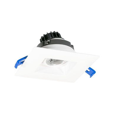 8W 5CCT LED Square Regressed Gimbal Recessed Downlight by Jesco  - RLF-3408-SW5-WH