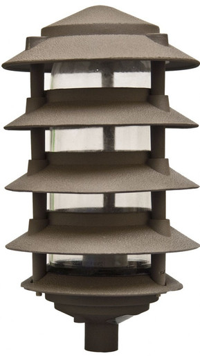 6 Inch 11W 60 LED 5-Tier Pagoda Light with 3 Inch Base by Dabmar - D5569