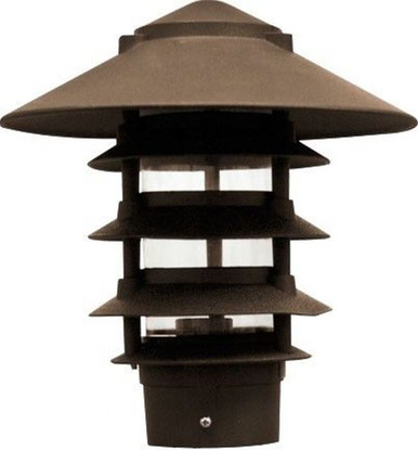 10 Inch 11W 100 LED 5-Tier Pagoda Light with 3 Inch Base by Dabmar - D5574