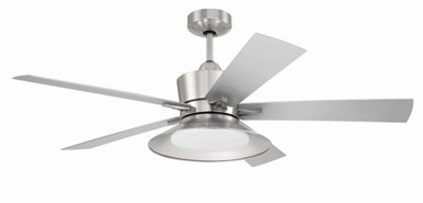 Topper 5 Blade Ceiling Fan with Light Kit 52 Inch Wide by Craftmade - TOP52-5