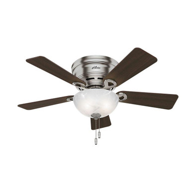 Haskell 42 Inch Low Profile Ceiling Fan with LED Light Kit by Hunter Fans - 1000250