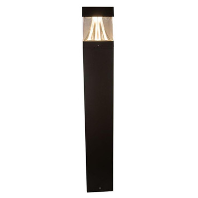 22W LED Cast Aluminum Square Bollard 42 x 6.18 Inches Dabmar - D950-A