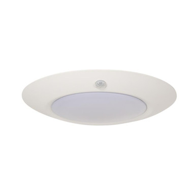 15W 1 LED 7.4 Inch Wide Slim Line Flush Mount with Sensor by Craftmade - X9007M-W-LED