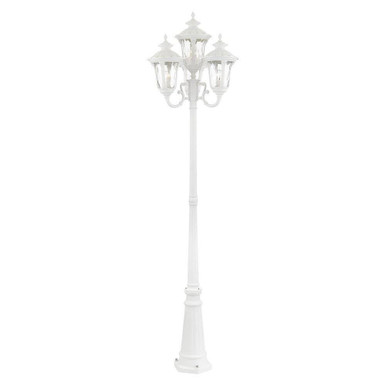 Oxford 4 Light Outdoor Post Light in Style 23 x 93 Inches by Livex  - 7869