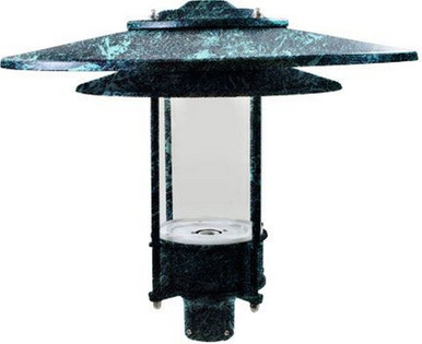 One Light Large Hat Top Post Mount by Dabmar - GM510