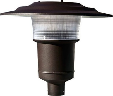 19.5 Inch 30W 1 LED Large Post Top Mount by Dabmar - GM655-LED30