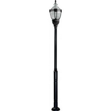 One Light Outdoor Post Lantern by Dabmar GM8034 - GM8034