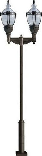 One Light Outdoor Post Lantern by Dabmar GM8046 - GM8046