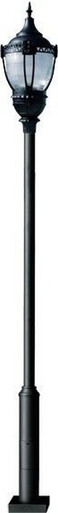 One Light Outdoor Post Lantern by Dabmar GM8056 - GM8056