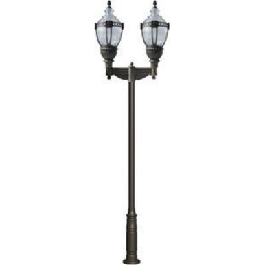 Acorn Cast Alum Clr Top Acorn Fix 2X 70W Hps Mt by Dabmar - GM8040