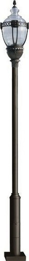 Acorn Cast Alum Clr Top Acorn Fix 70W Hps Mt by Dabmar - GM8030