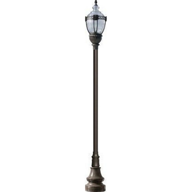 Acorn Cast Alum Clr Top Deco Base Acorn Fix 50W Mh Mt by Dabmar - GM8937