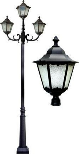 155 Inch 60W 3 LED Post Mount by Dabmar - GM8120-LED20
