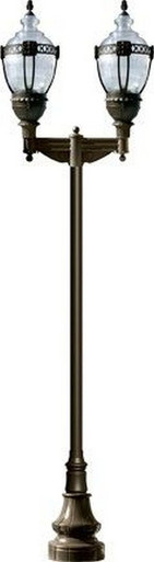 Acorn Cast Alum Clr Top Deco Base Acorn Fix 2X 50W Mh Mt by Dabmar - GM8947