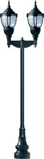Acorn Cast Alum Drk Top Deco Base Acorn Fix 2X 100W Hps Mt by Dabmar - GM8961