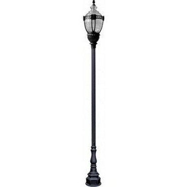 Acorn Cast Alum Clr Top Deco Base Acorn Fix 70W Hps Mt by Dabmar - GM8930