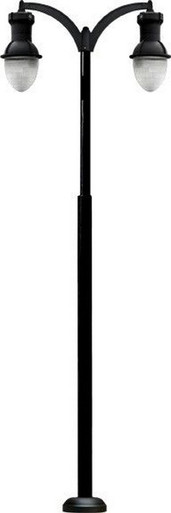 Drop Light Post Light Fix 2X 70W Mh 120V by Dabmar - GM9284