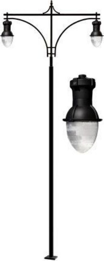 322 Inch 240W 2 LED Drop Light Post Mount by Dabmar - GM9295-LED120