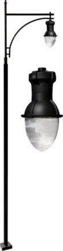 322 Inch 75W 1 LED Drop Light Post Mount by Dabmar - GM9290-LED75