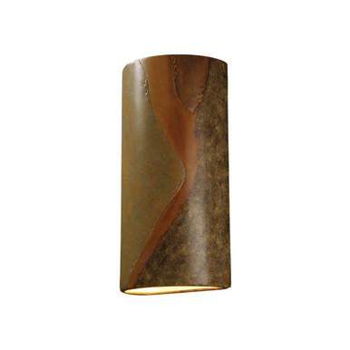 Ambiance Really Big Cylinder Close Top Outdoor Wall Mount by Justice Design - CER-1160W