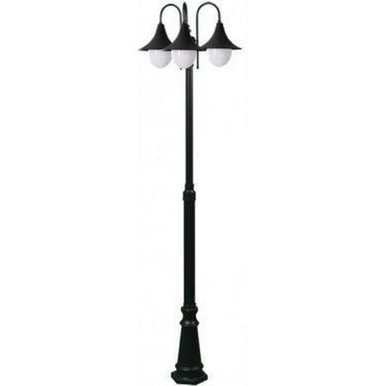 Marquee Collection Three Light Post Mount by Dabmar - GM9903
