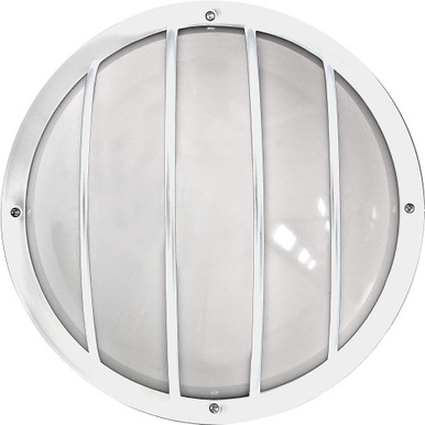 1 Light 13W GU24 Outdoor Round Wall Mount 10 Inch Wide by Dabmar - W8313