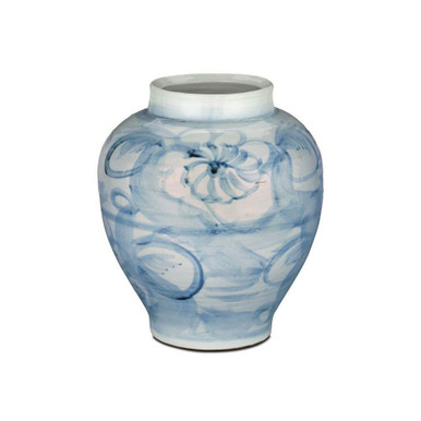 Ming Style Countryside 10.25 Inch Medium Preserve Pot by Currey Company - 1200-0844