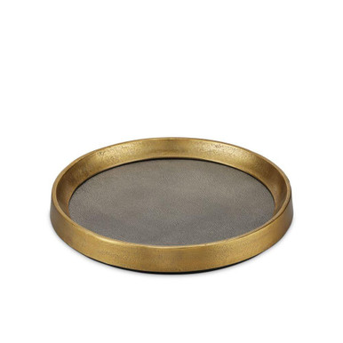 Tanay 2.5 Inch Round Tray In Modern by Currey Company - 1200-0805