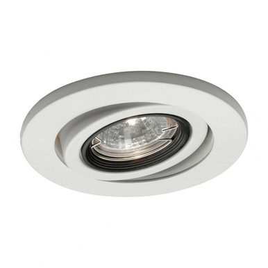 4 Inch One Light Low Voltage Round Adjustable Gimbal Trim by WAC Limited - HR-D417