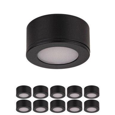 Mini Puck 2W 10 LED Puck Light 0.63 Inch X 1.38 Inch Wide by WAC Limited - HR-LED10/10-30