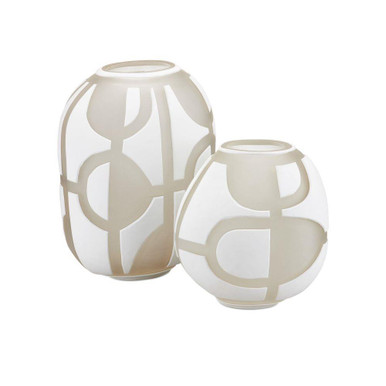 Art Decortif 12.25 Inch Vase (Set of 2) by Currey Company - 1200-0814