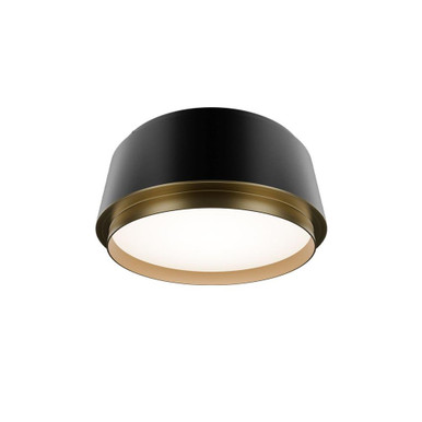 Salvo 18W 1 4CCT LED Flush Mount 4 Inch Tall and 9 Inch Wide by dweLED - FM-20509