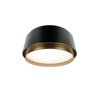 Salvo 18W 1 4CCT LED Flush Mount 4 Inch Tall and 9 Inch Wide by dweLED - FM-20509