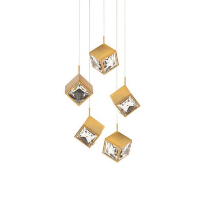 Ice Cube 36W 5 LED Large Pendant by Dweled - PD-29305R