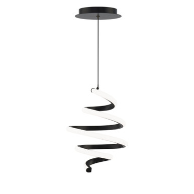 Whirl 21W 1 LED Small Pendant by Dweled - PD-19408