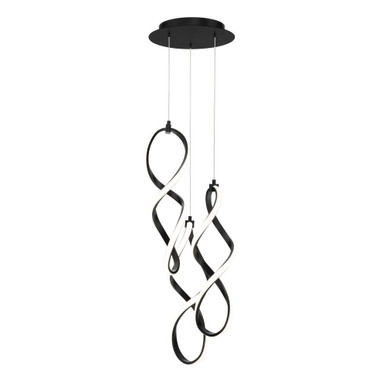 Interlace 64W 3 LED Medium Pendant by Dweled - PD-47803R