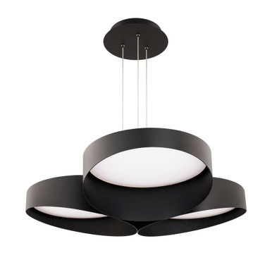 Triolet 37W 3 4CCT LED Pendant 6.13 Inch Tall and 36 Inch Wide by dweLED - PD-54536