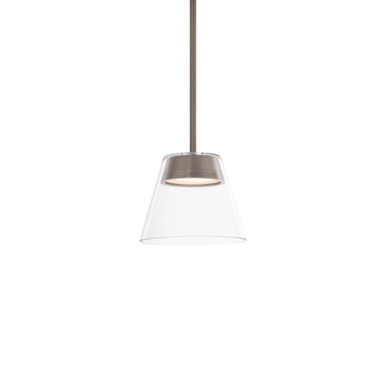 Chandra 14.8W 1 LED Mini Pendant 7 Inch Tall and 8 Inch Wide by dweLED - PD-87208