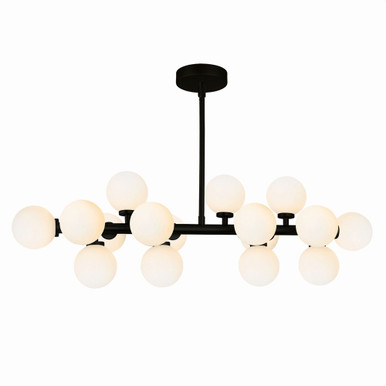 Arya 16 LED Light Oversized Chandelier by CWI - 1020P36-16