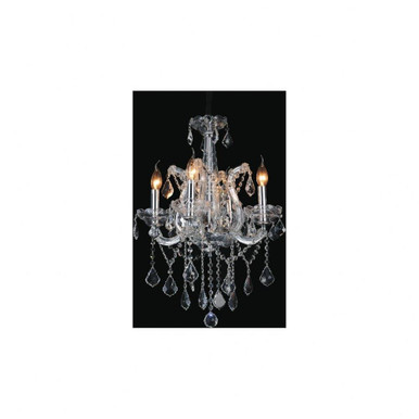 Maria Theresa 4 Light Small Chandelier by CWI - 8397P18C-251818