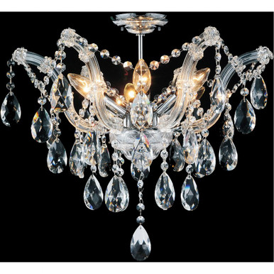 Payton 6 Light 20 Inch Wide Flush Mount by CWI - 8418C20C-182020